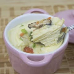 Cách làm trứng đúc nấm hành