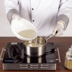 Cách làm vịt hấp hoa sen cơm muối é