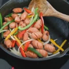 Cách làm Xúc xích sốt Hàn Quốc