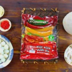 Cách làm Xúc xích vườn bia kho trứng cút