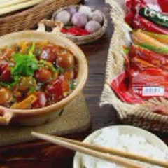 Cách làm Xúc xích vườn bia kho trứng cút