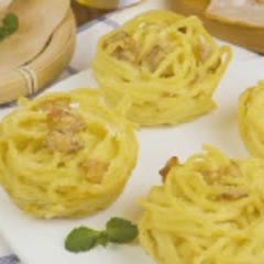 Cách làm mì pasta nướng thịt xông khói