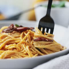 Cách làm Mì Ý Nấm Sốt Đậu Hũ bùi béo đậm đà hương vị 