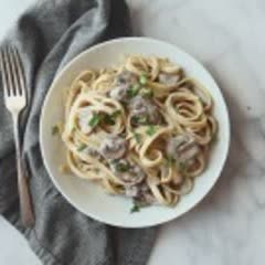 Cách làm pasta nấm béo ngậy