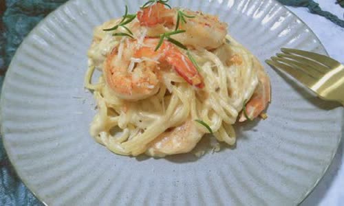 Cách làm Pasta Với Tỏi Và Tôm Kem thơm ngon như ăn nhà hàng