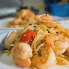 Cách Làm Spaghetti Sốt Tôm Kem Thơm Ngon Hấp Dẫn