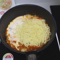 Cách làm Spaghetti Tôm Sốt Cà Chua nước cốt dừa, béo ngon