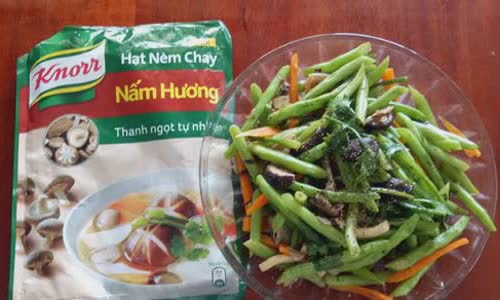 Cách Làm Đậu Côve Xào Nấm Hương | Cực Dễ Dàng