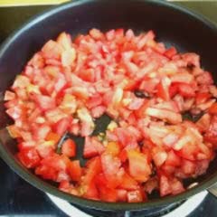 Cách làm Đậu hũ sốt nấm cà chua