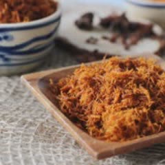 Cách làm chà bông heo cay Đài Loan