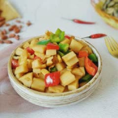 Cách làm Củ Sen Xào Ớt Chuông Thanh Đạm cho bữa ăn chay