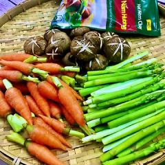 Cách Làm Măng Tây Xào Nấm Hương Cà Rốt Baby Ngon