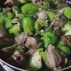 Cách Làm Mề Gà Xào Mướp Hương Cực Ngon Cho Cả Nhà