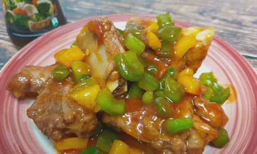 Cách Làm Sườn Non Xào Chua Ngọt Cực Thơm Ngon