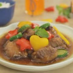 Cách Làm Sườn Xào Rau Củ Sốt Me Cho Bé Yêu