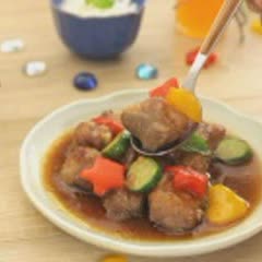 Cách Làm Sườn Xào Rau Củ Sốt Me Cho Bé Yêu