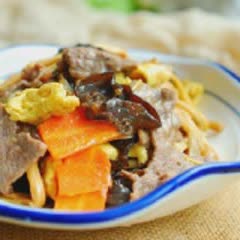 Cách làm Thịt Bò Xào Nấm Mèo kim châm thơm ngon, dinh dưỡng