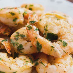 Cách làm Tôm xào sốt tỏi bơ