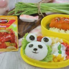 Cách làm Bento cá hồi xốt xoài chua ngọt