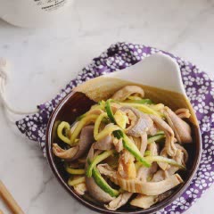 Cách làm Dạ Dày Heo Trộn Dưa Leo giòn sựt dai ngon