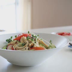Cách làm gỏi gà trộn rau quả