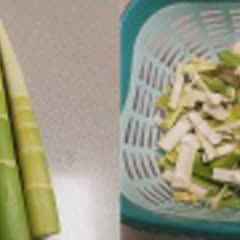 Cách làm măng trộn giấm ớt cay