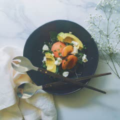 Cách làm salad đào bơ phô mai