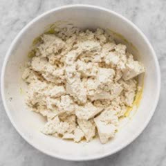 Salad đậu hũ cà ri chay