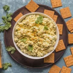 Salad đậu hũ cà ri chay