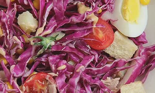 Cách làm Salad Bắp Cải Tím Giảm Cân ngon miệng cho chị em