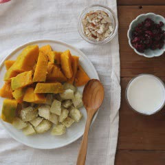 Cách làm Salad Bí Đỏ Khoai Lang đơn giản, ngọt bùi cực ngon