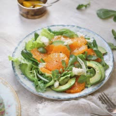 Cách làm Salad Bơ Quýt xà lách dầu giấm cho nàng giảm cân 