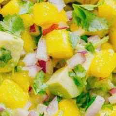 Cách làm Salad bơ xoài hành tây