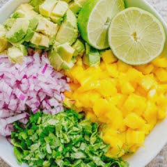 Cách làm Salad bơ xoài hành tây