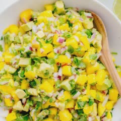 Cách làm Salad bơ xoài hành tây