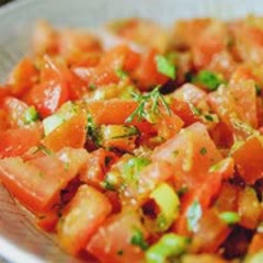 Cách Làm Salad Cà Chua Kiểu Ma Rốc Ngon Miệng