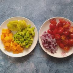 Cách làm Salad Cà Chua Xoài Bơ ăn kiêng cực thơm ngon