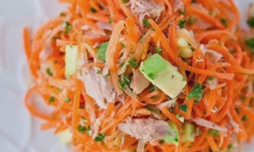 Cách Làm Salad Cà Rốt Cá Ngừ Trộn Dầu Mè Đơn Giản