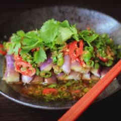 Cách làm salad cà tím cay Trung Hoa