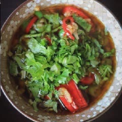 Cách làm salad cà tím cay Trung Hoa