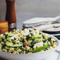 Cách làm Salad Diêm Mạch Cải Xoăn giảm cân, phong cách Âu