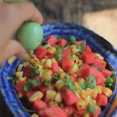 Cách làm Salad Dưa Hấu Trộn Bắp thanh mát, dễ làm tại nhà