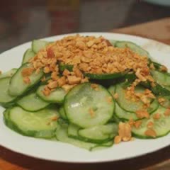 Cách làm salad dưa leo đậu phộng chua ngọt