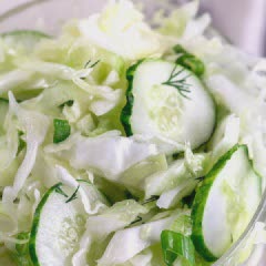 Cách làm Salad Dưa Leo Bắp Cải cho thực đơn ăn kiêng