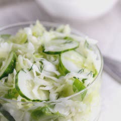 Cách làm Salad Dưa Leo Bắp Cải cho thực đơn ăn kiêng