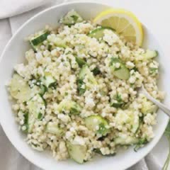 Cách làm salad dưa leo couscous