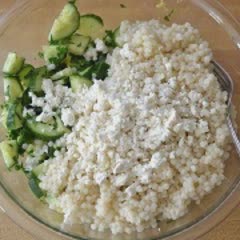 Cách làm salad dưa leo couscous