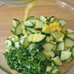 Cách làm salad dưa leo couscous