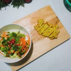 Cách làm Salad Dưa Leo Trứng Gà thanh mát bổ dưỡng 