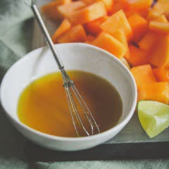 Cách làm Salad dưa lưới rau quả